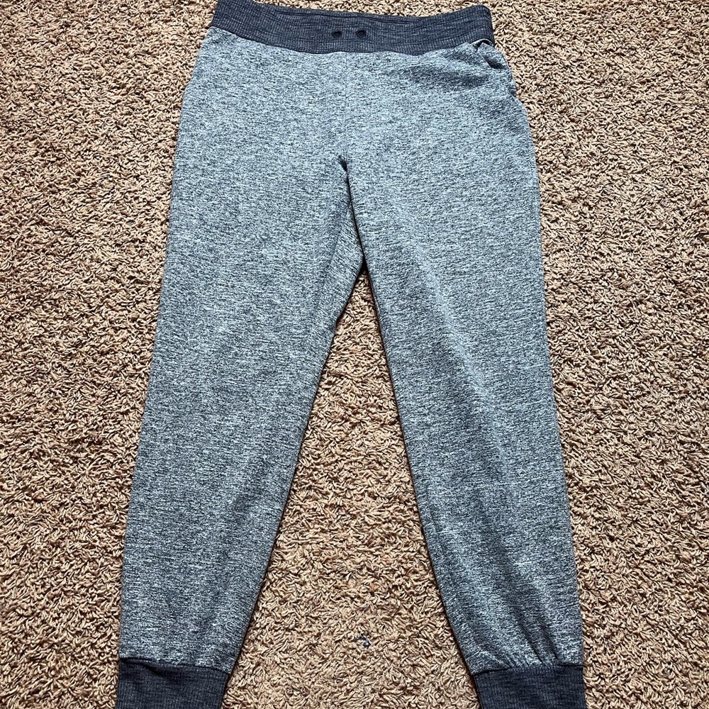 ATHLETA Womens Heathered Gray Venice Joggers Active Sweats Size Small IL:M